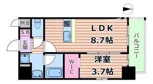 リヴェント福島の物件間取画像